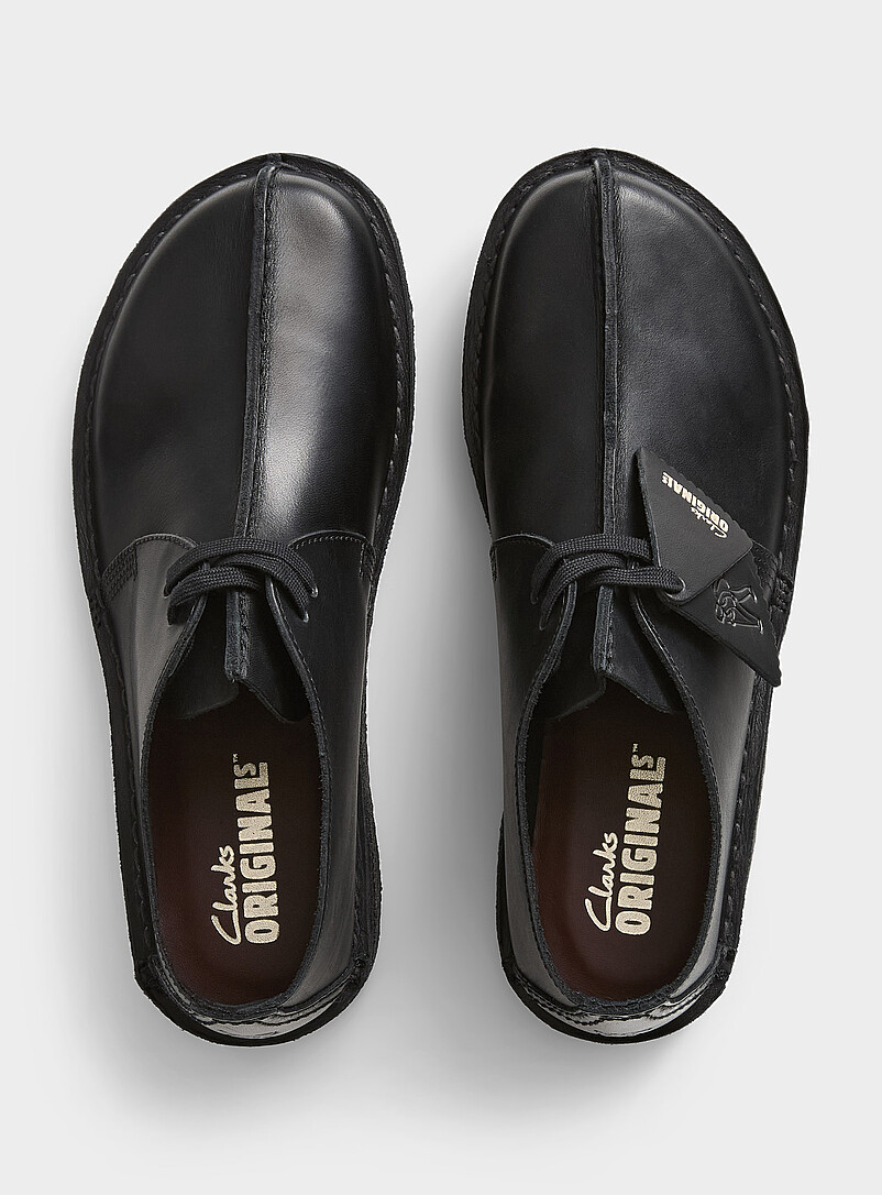 Black shiny leather Desert Trek shoe Men product image 3