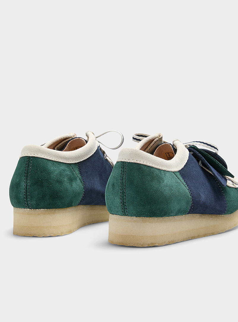 Wallabee blue and green loafers Men product image 2