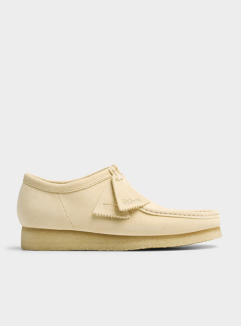 Pale Yellow Wallabee Loafers Men