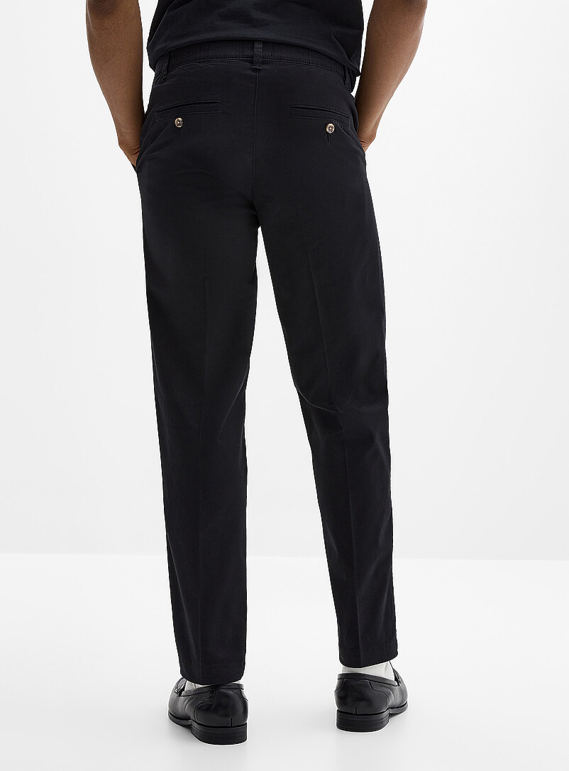 Buttoned elastic-waist chinos Amsterdam fit - Relaxed & tapered