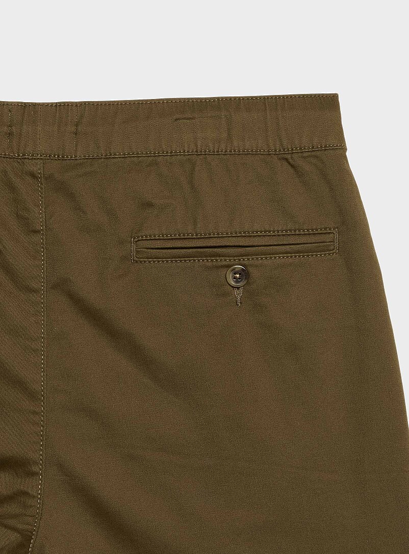 Le 31: Le jogger chino extensible Sable pour homme