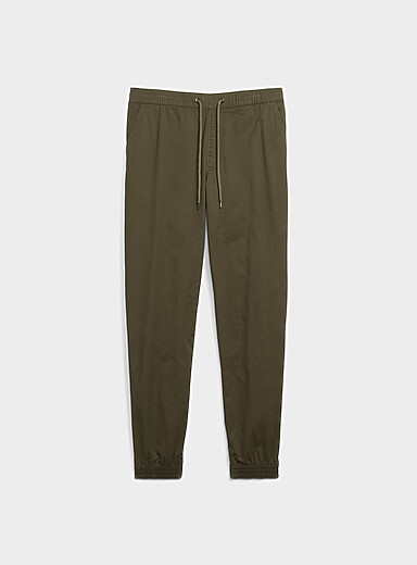 Stretch chino joggers