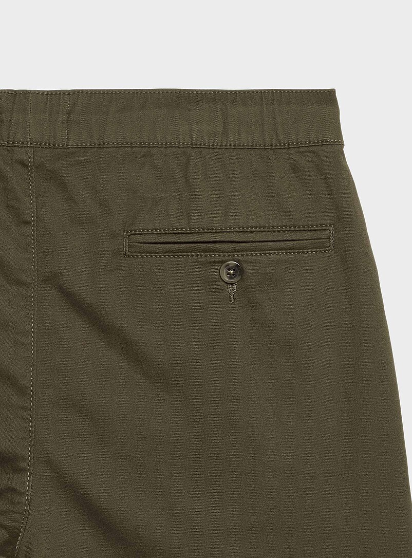 Le 31: Le jogger chino extensible Sable pour homme