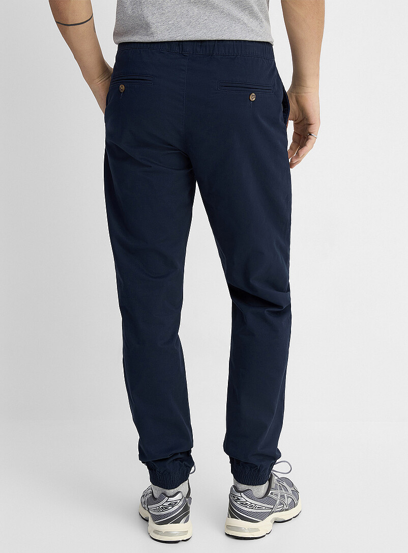 Le 31: Le jogger chino extensible Sable pour homme