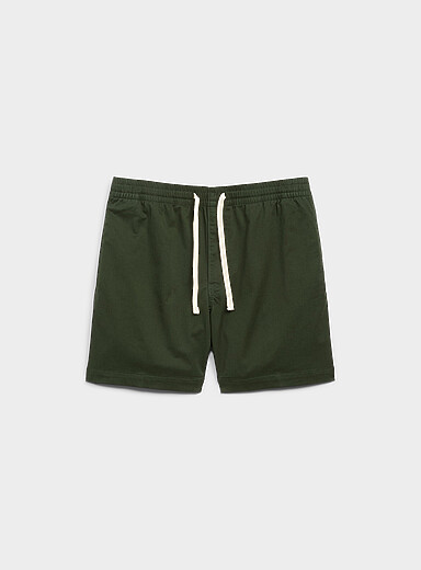 Le 31: Le short chino taille cordon <b>Longueur d'entrejambe : 18 cm (7 po)</b> Brun noisette pour homme