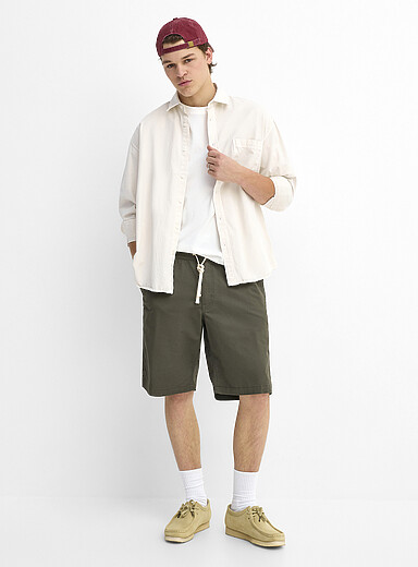 Stretch twill Bermudas