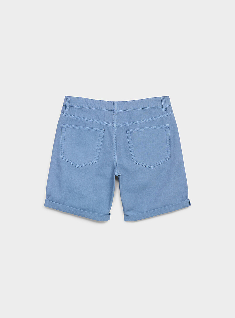 Djab Mossy Green Cuffed 5-pocket short <b>Regular fit</b> for men