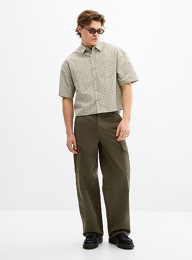 Le chino cargo jambe large <b>Coupe ample</b>