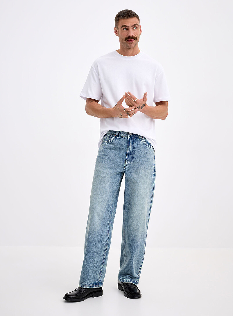 Faded Light Blue Jean Bristol Fit - Loose