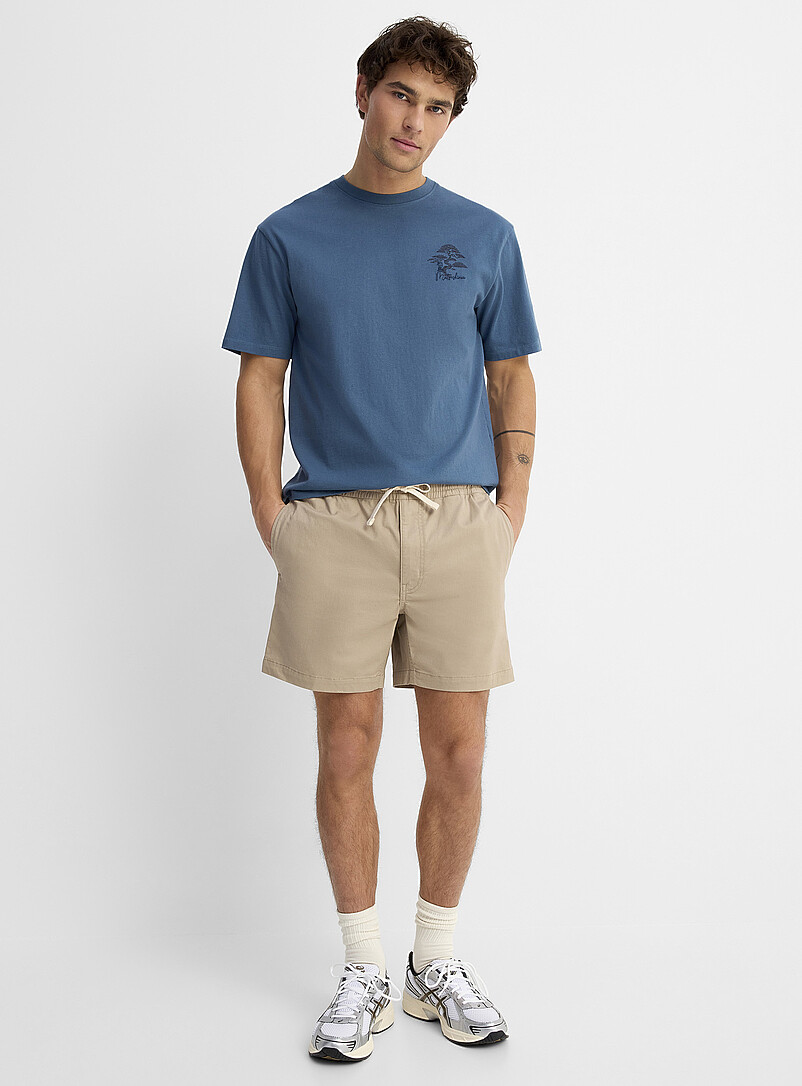 Drawstring-Waist Chino Short Inseam: 7" (18 Cm)