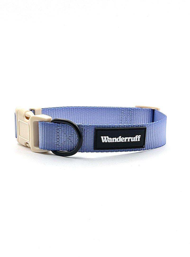 Wanderruff Assorted blue  Recycled plastic dog collar