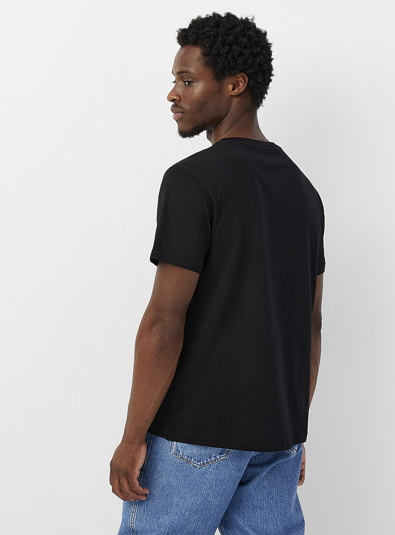 Psycho Bunny: Le t-shirt logo brod&eacute; Blanc pour homme