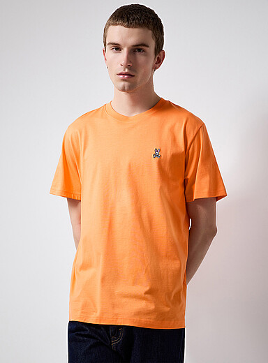 Psycho Bunny: Le t-shirt logo brod&eacute; P&ecirc;che pour homme