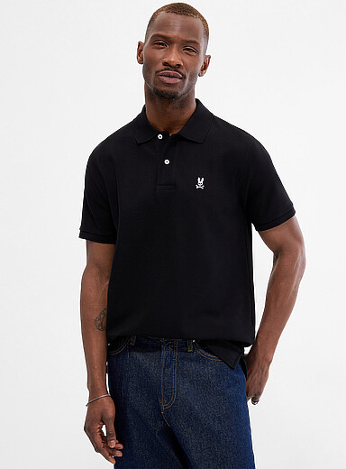 Le polo piqu&eacute; logo Bunny