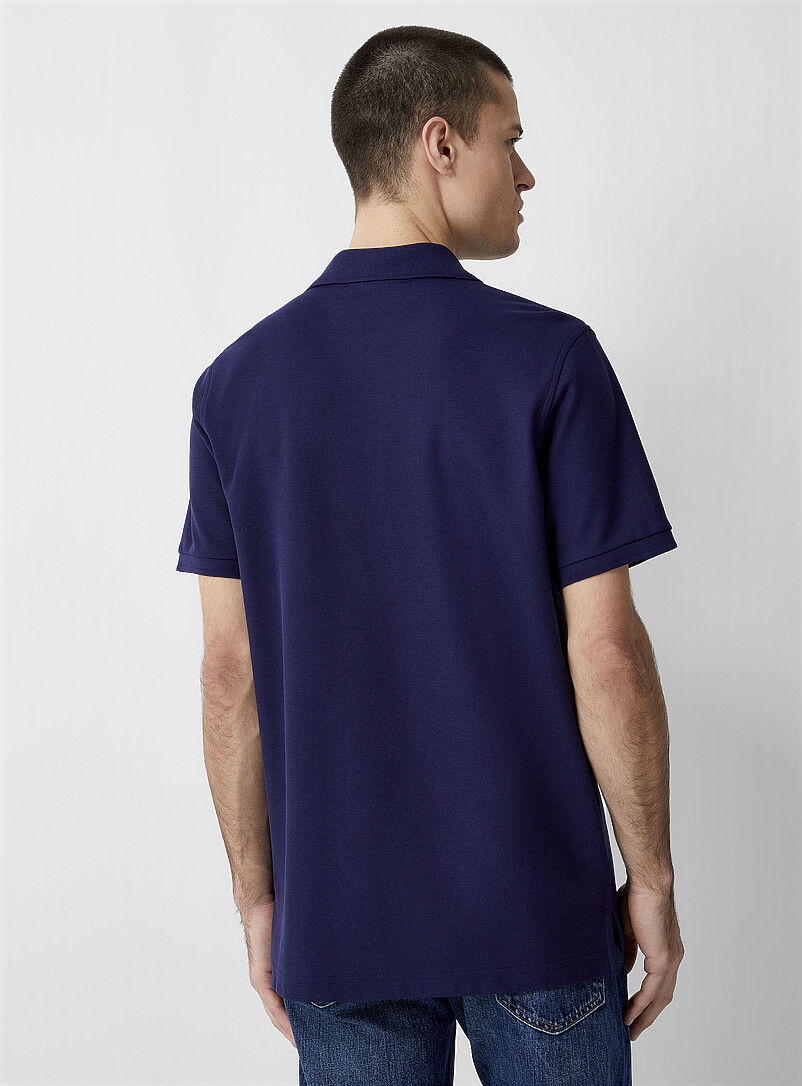 Psycho Bunny Black Bunny logo piqu&eacute; polo for men
