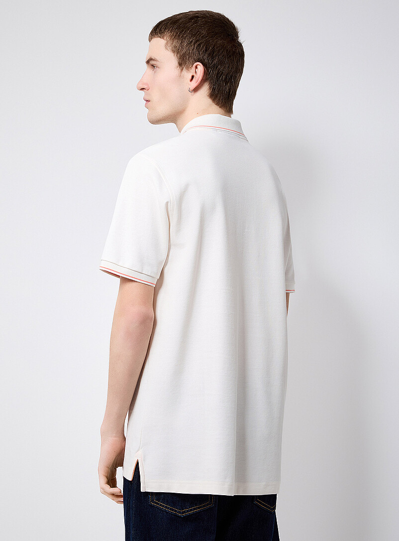 Psycho Bunny Off White Olivier piqu&eacute; polo for men