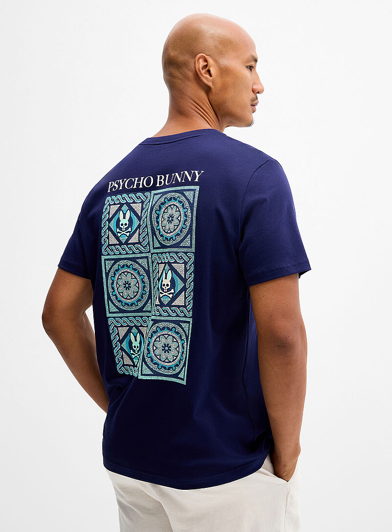 Frank mosaic print back T-shirt product image (primary)