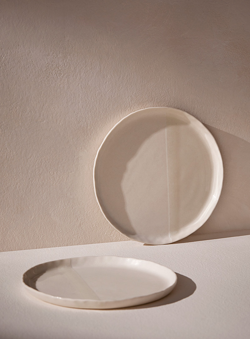 Sophie Manessiez White Porcelain tapas plate set