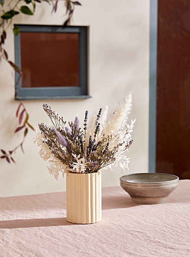 Le bouquet de plantes s&eacute;ch&eacute;es en vase Taylor