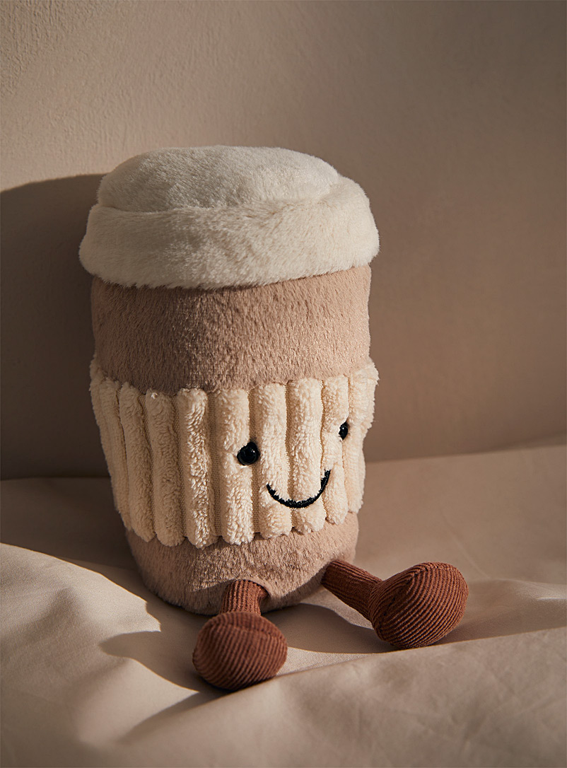 Jellycat Taupe Coffee-To-Go Amuseable plush