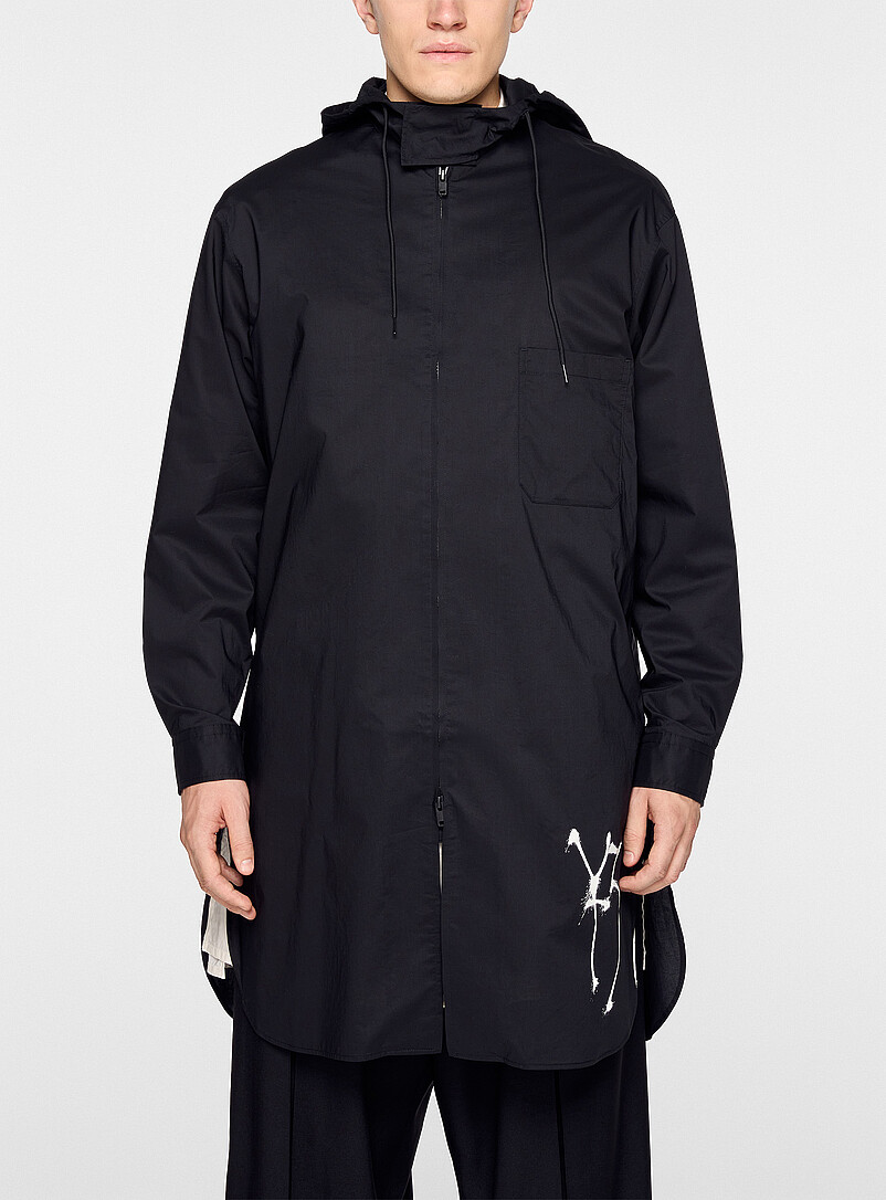 Graffiti hooded long zip shirt Y-3 x Chito | Y-3 | Shop Men's