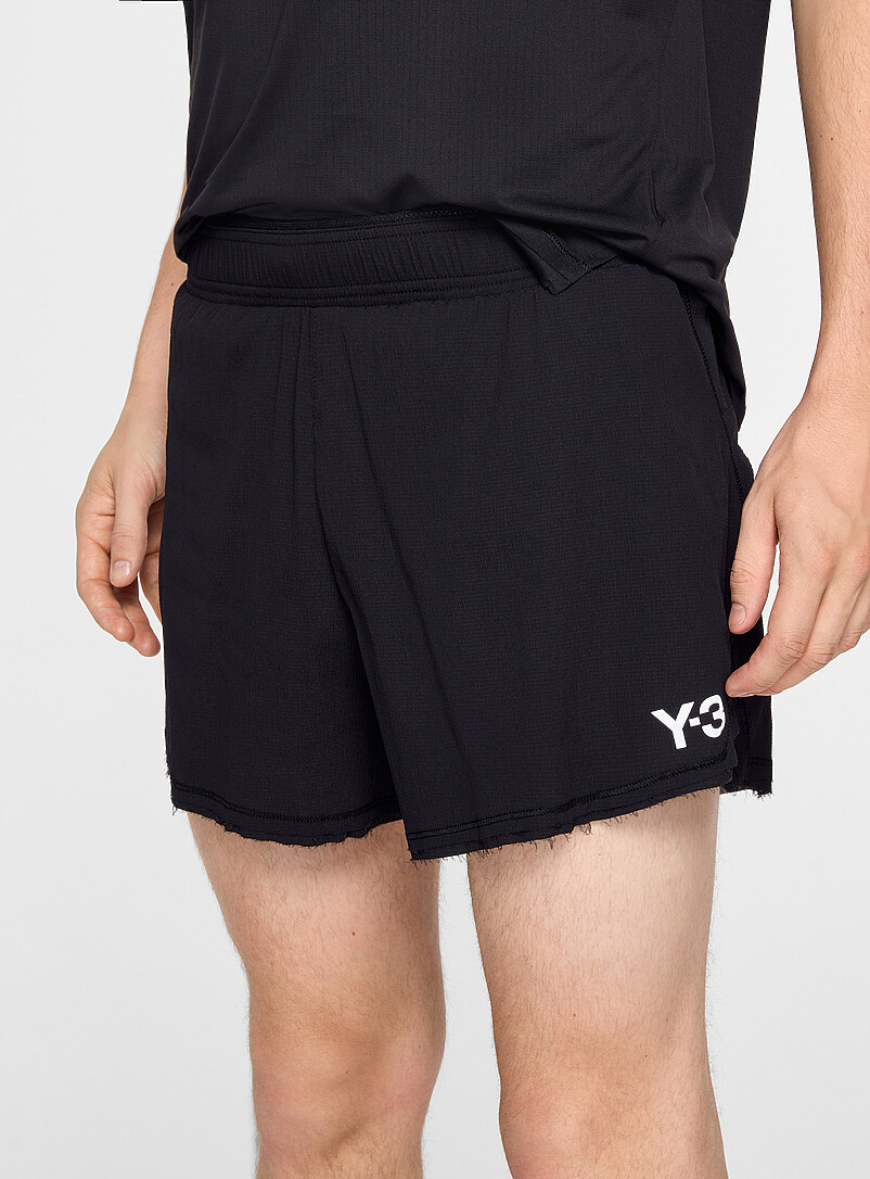 Split piping waffled track short | Y-3 | Shop Men's Long Bermudas