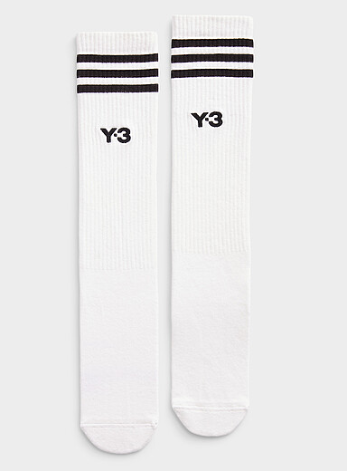 La chaussette trois bandes logo Y-3