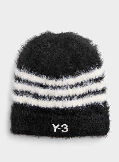 La tuque rayures tricot bross&eacute;