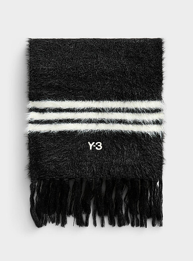 L'&eacute;charpe &agrave; rayures tricot bross&eacute;