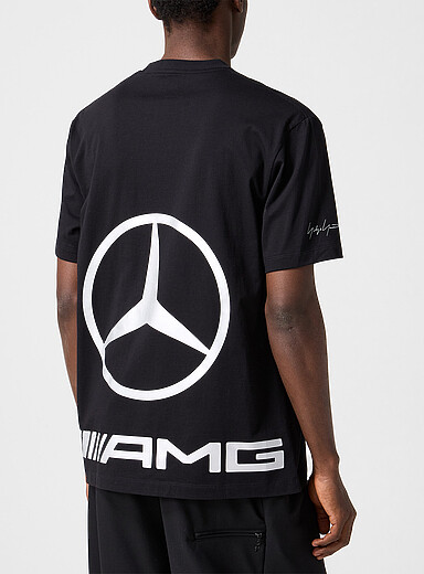 Y-3: Le t-shirt Star Y-3 x Mercedes-AMG Noir pour homme