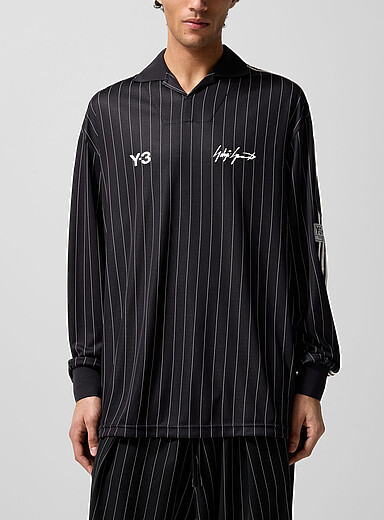 Y-3 Black Zinedine Zidane soccer jersey for men