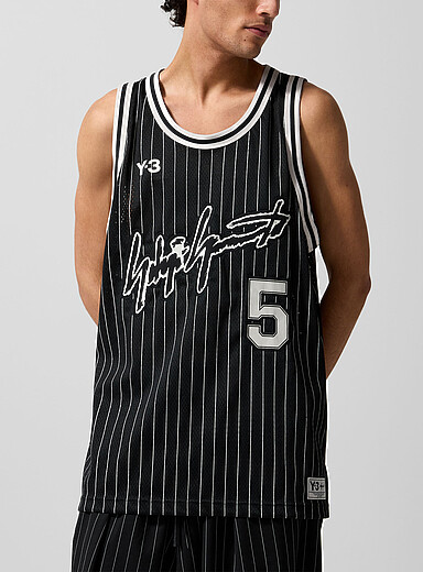 Y-3 Black Anthony Edwards basketball tank for men