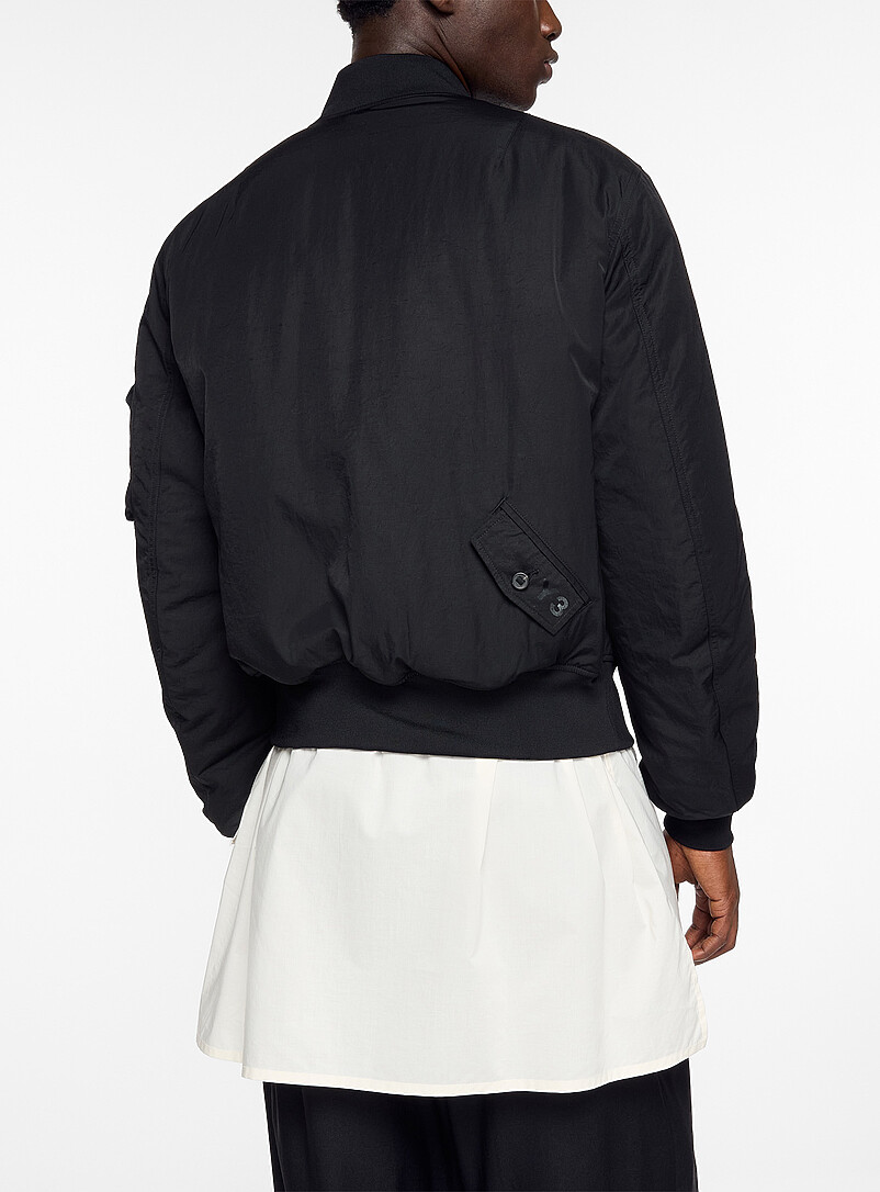 Nylon bomber jacket product image 3