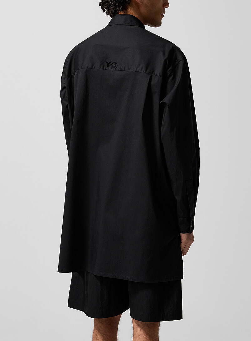 Fishnet inserts multipocketed elongated shirt product image 3