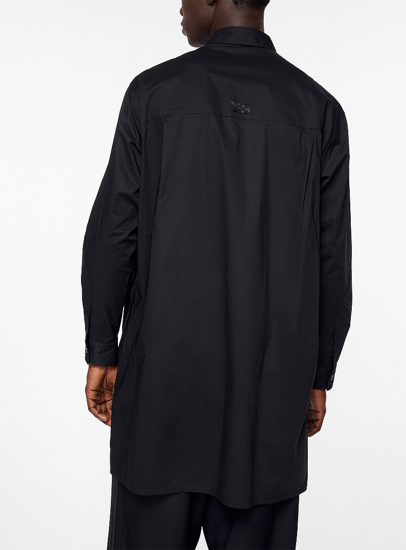 Hidden pocket panelled long shirt product image 3
