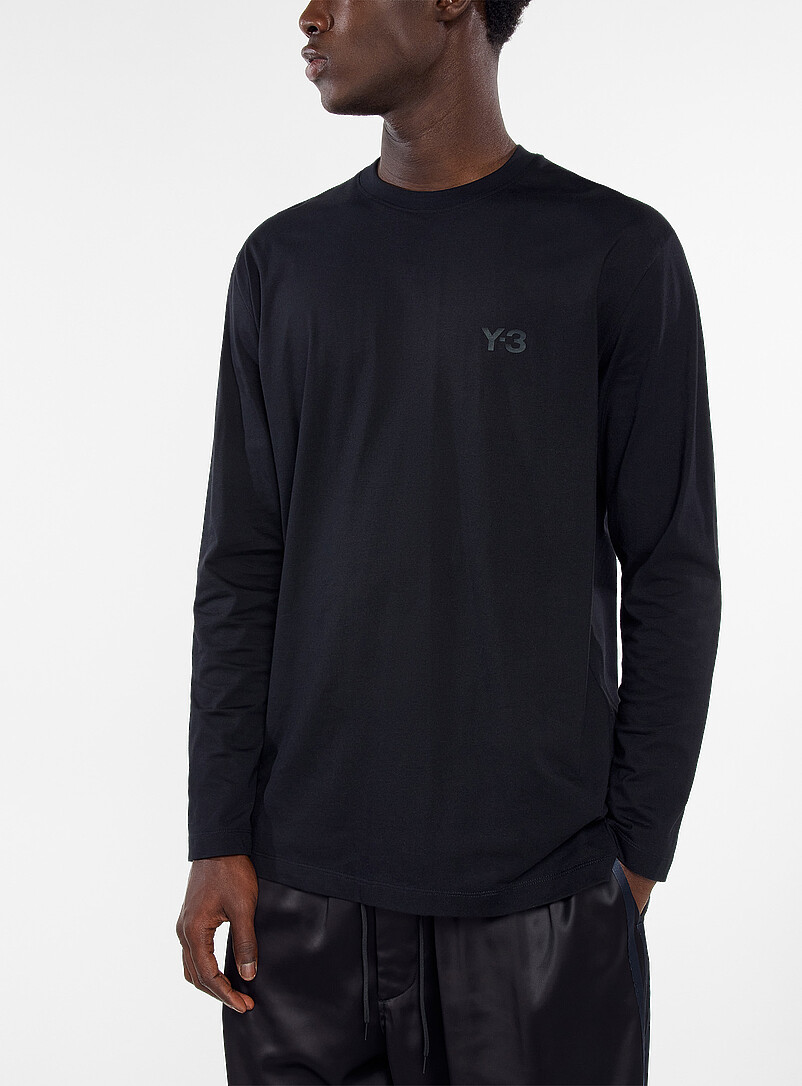 Tone-on-tone logo long T-shirt product image (primary)