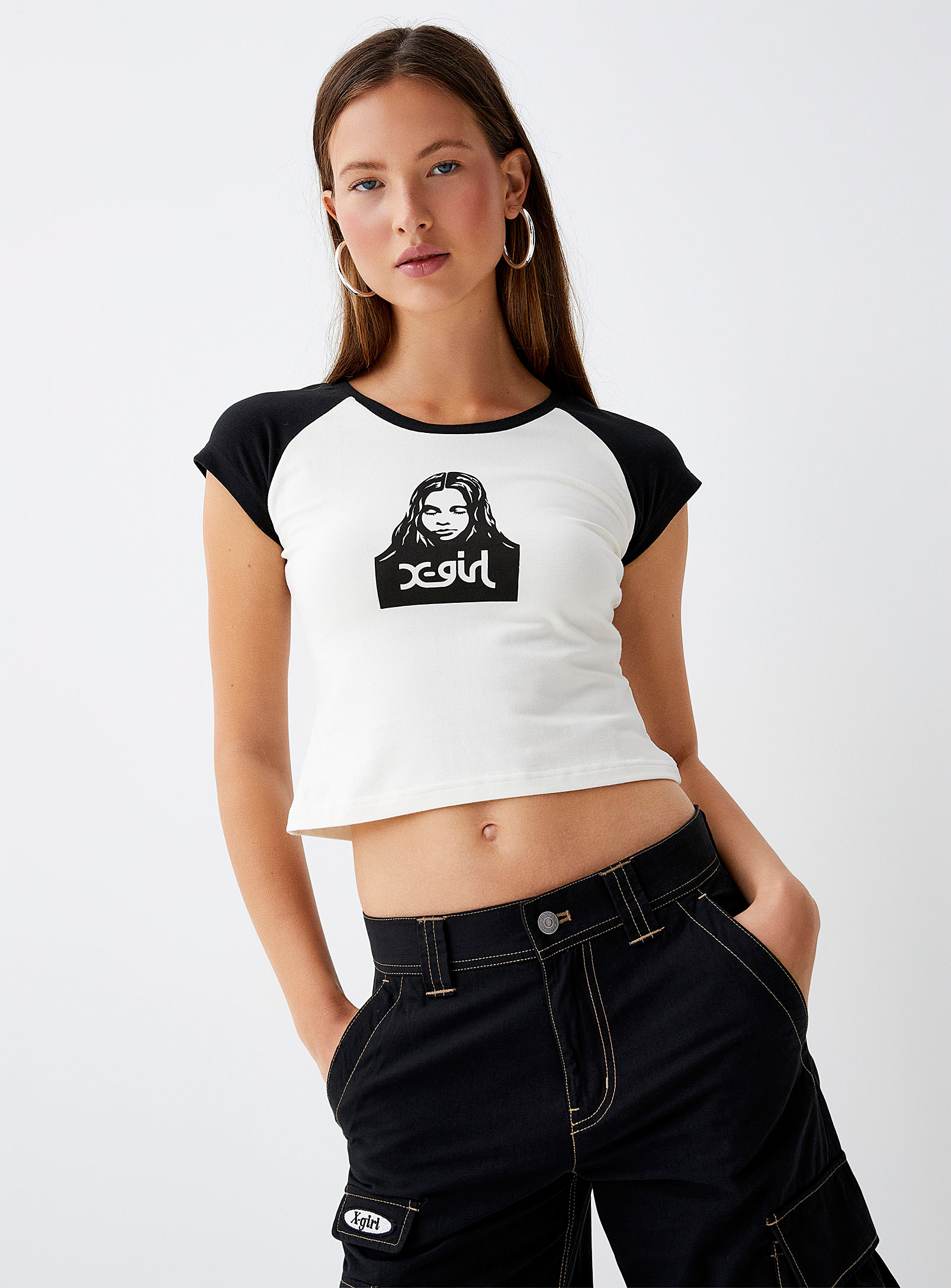X-GIRL - Women's Female face raglan T-shirt