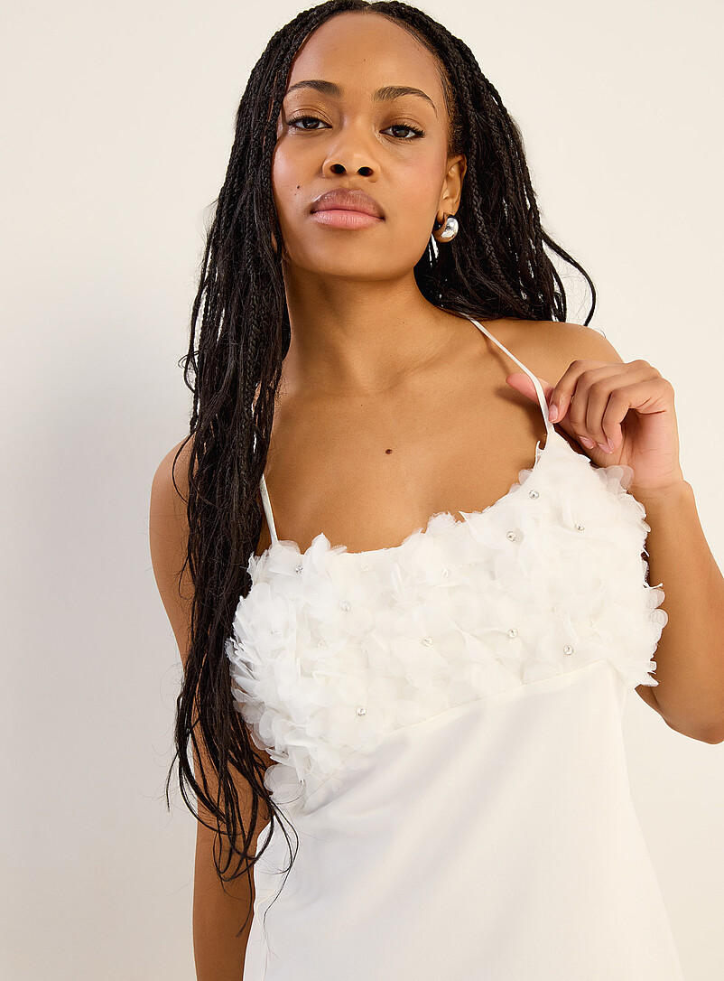 Haven floral satin long nightie Bridal Collection product image 2