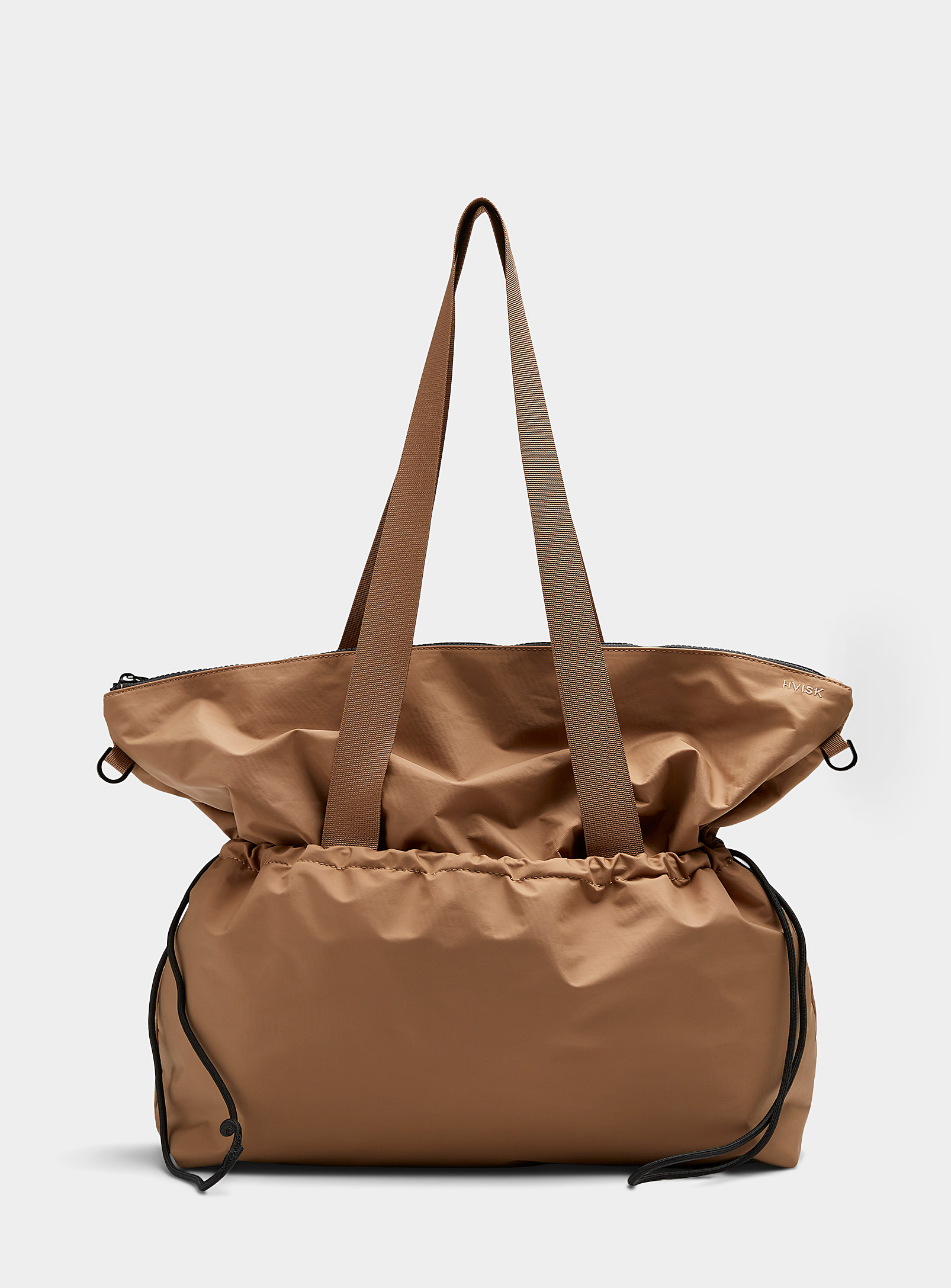 Hvisk Daily Recycled Oversized Tote In Brown