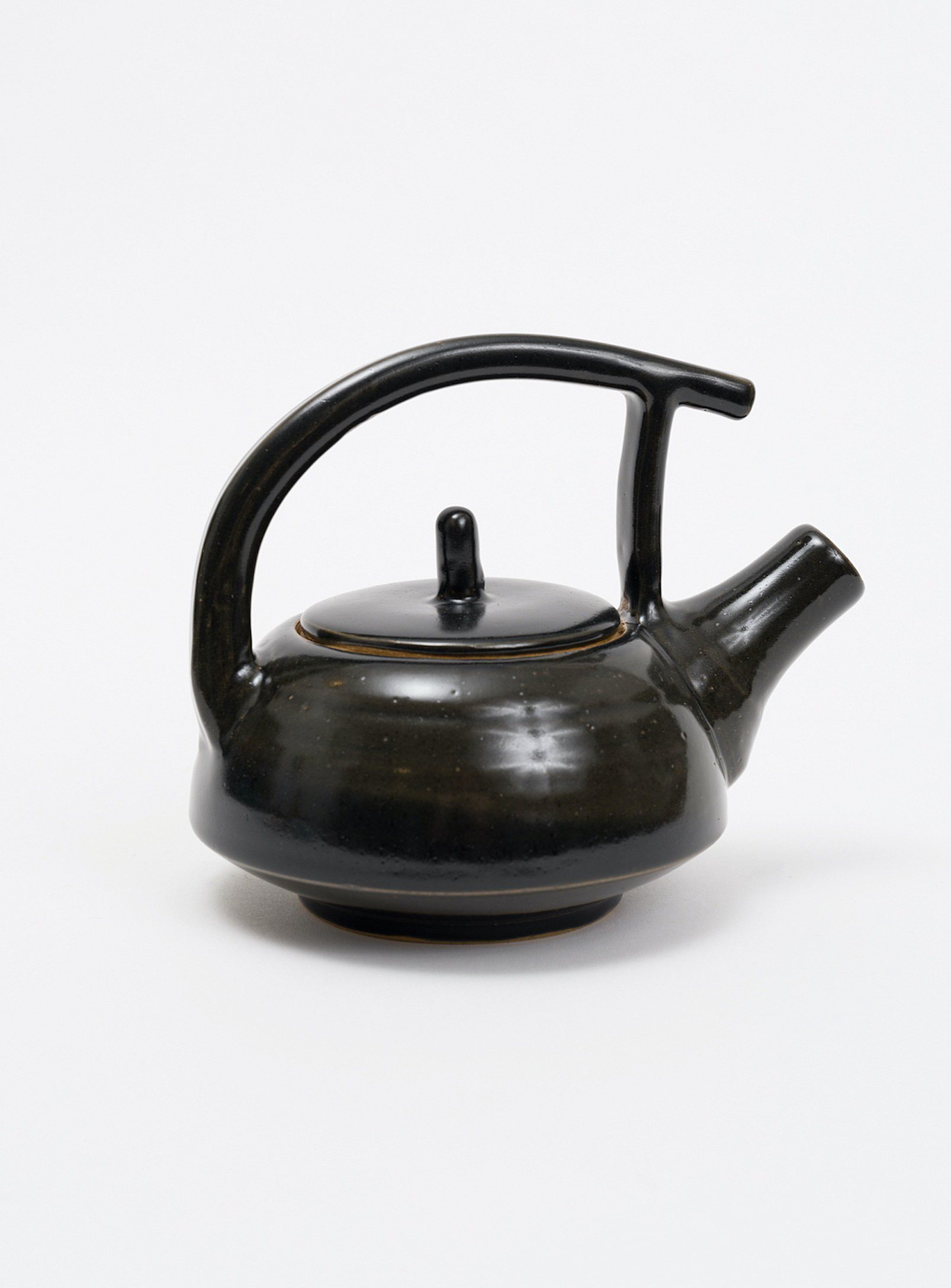 Kate Metten Ceramics Bauhaus Teapot In Black