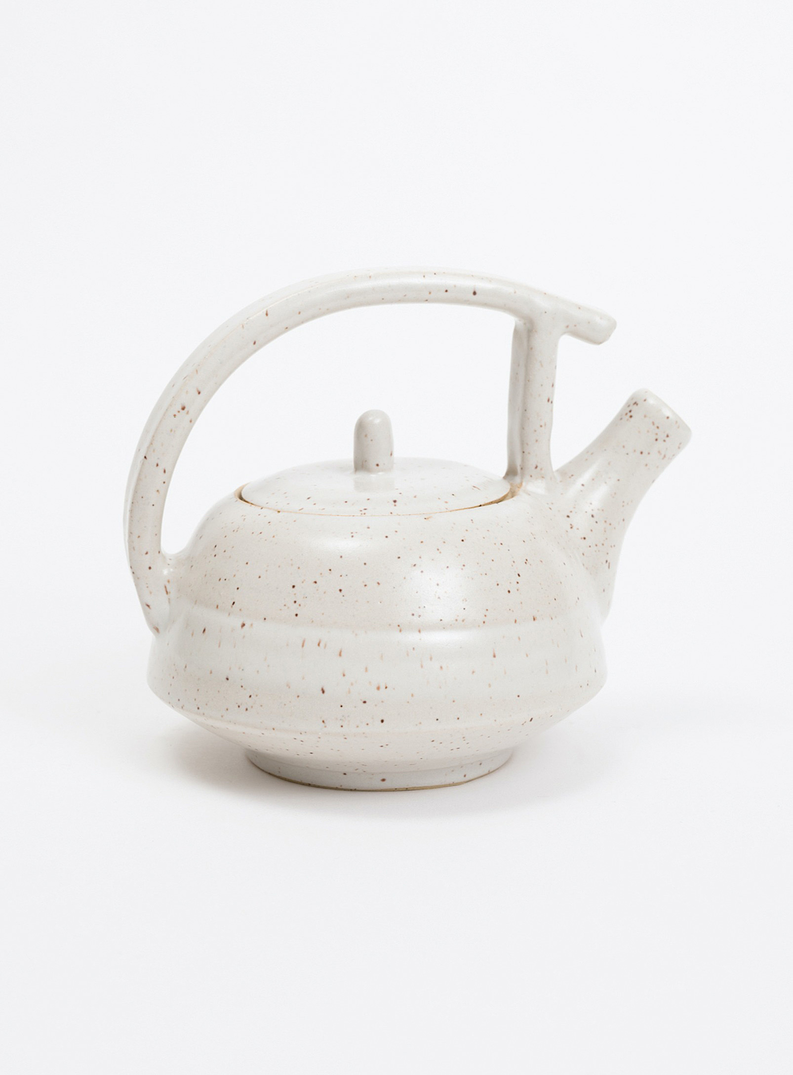 Kate Metten Ceramics Bauhaus Teapot In White