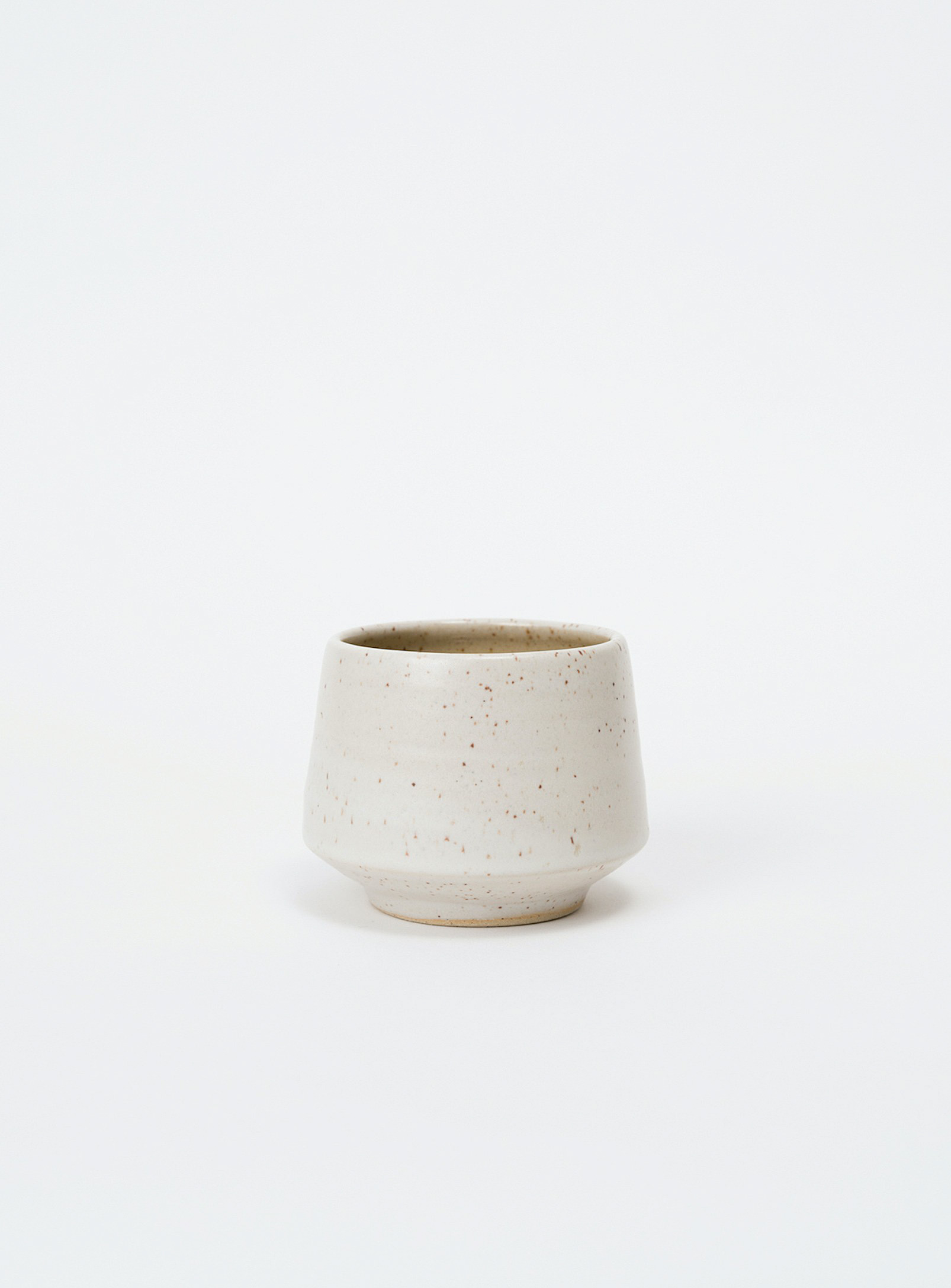 Kate Metten Ceramics Minimalist Stoneware Tumbler In White