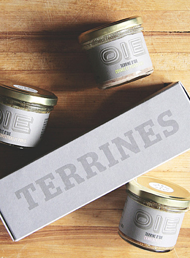 La trilogie terrines d'oie