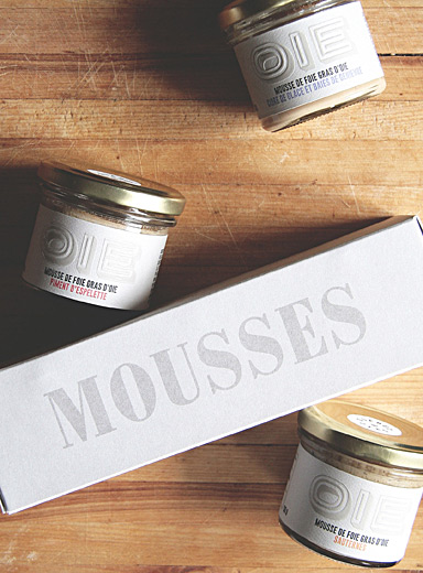 La trilogie mousses de foie gras d'oie