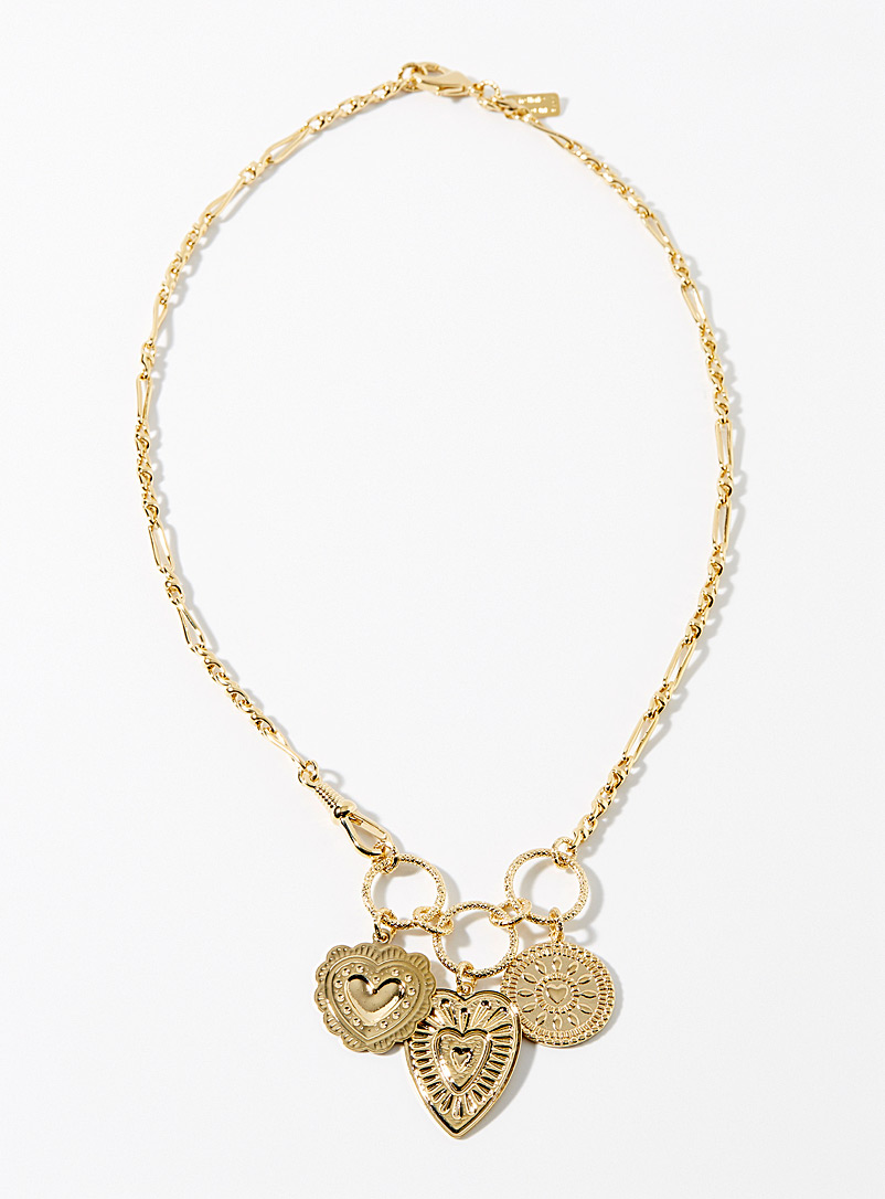 Virginie Berman Assorted Large romantic medallions chain for women