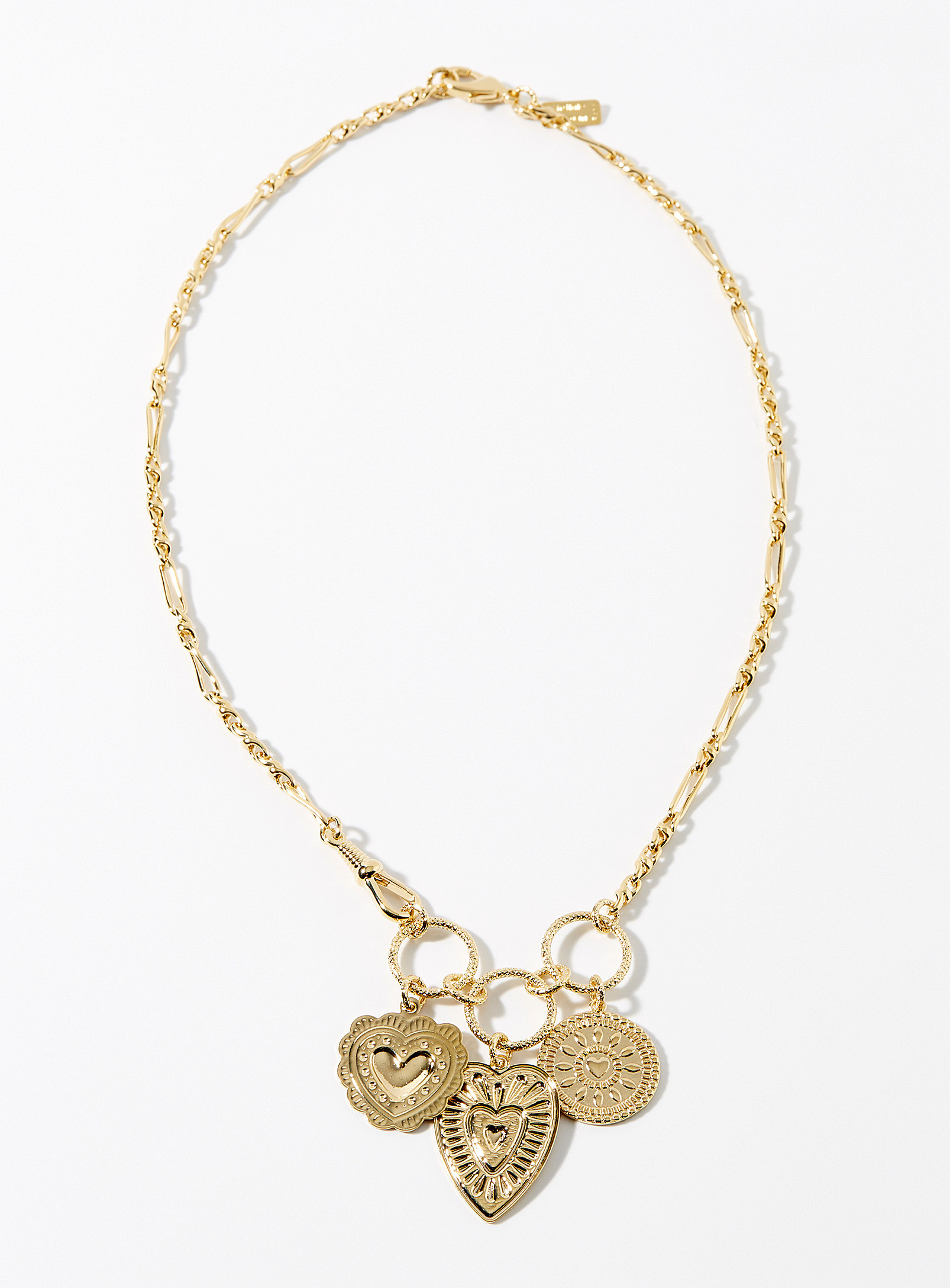 Virginie Berman Large Romantic Medallions Chain In Gold