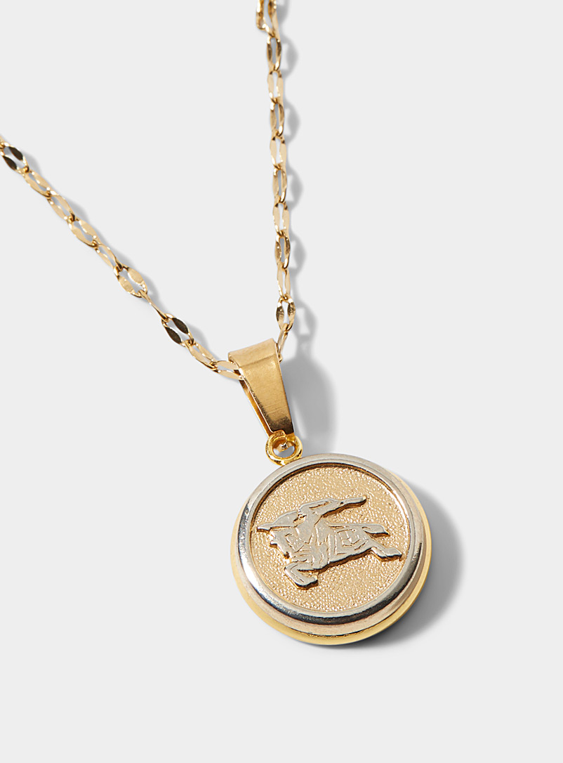 Burberry medallion upcycled chain product image 2