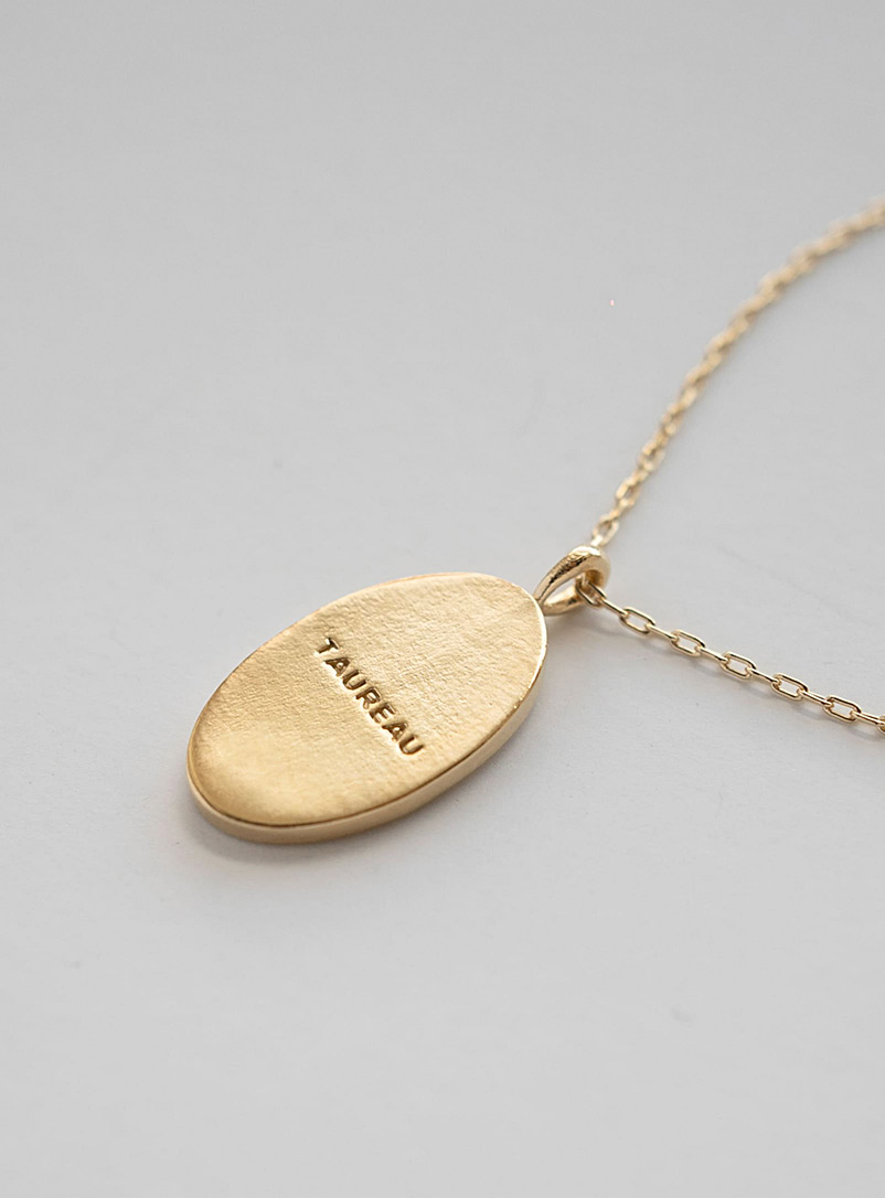 WellDunn: Le collier pendentif signe du zodiaque en or Cancer