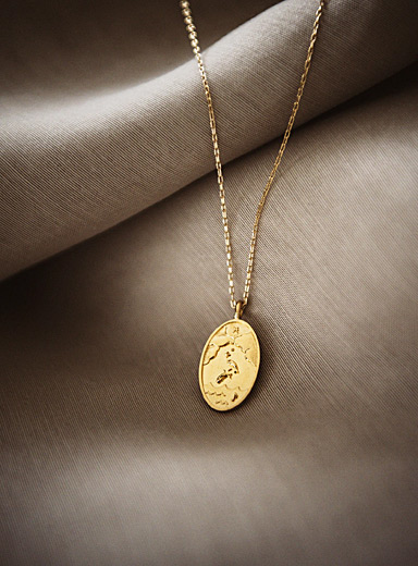 WellDunn: Le collier pendentif signe du zodiaque en or Cancer