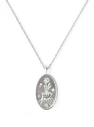 WellDunn: Le collier pendentif signe du zodiaque en argent G&eacute;meaux 